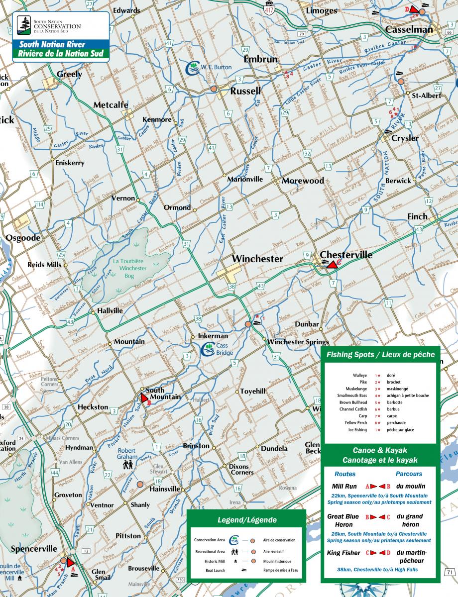 Canoeing/Paddling South Nation Conservation Authority